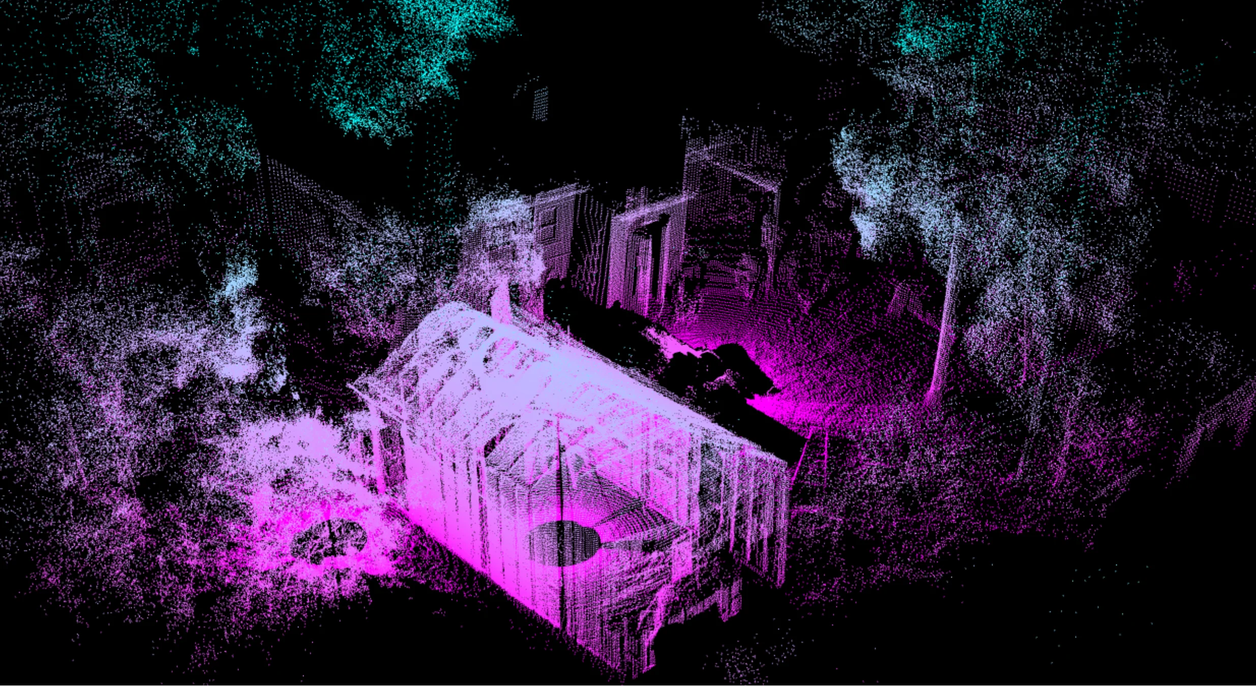 3D Mapping of a backyard for a shed